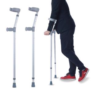 Quality Adjustable Height Aluminum Adjustable Crutches For Disabled People Walking wholesale