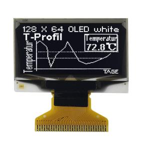 Quality Passive Display OLED 128x64 0.96 Inch Graphics SSD1306 White Front Screen wholesale