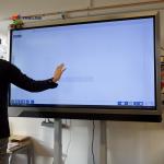 32-55 Inch FINELINK Lcd Panel Touch Screen PCAP Black Capacitive Education Touch
