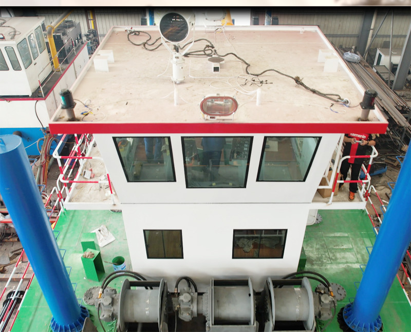 Steel Hydraulic Suction Dredger Equipment For Mud And Debris Removal