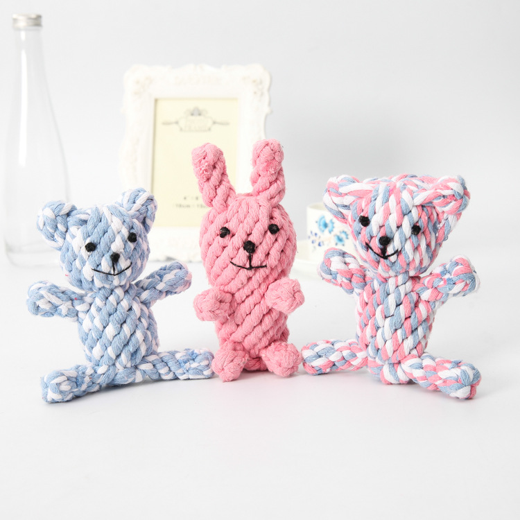 Large Stock Eco Friendly Interactive Custom Cotton Rope 2023 Dog Pet Chew Toys for Bulk Purchase