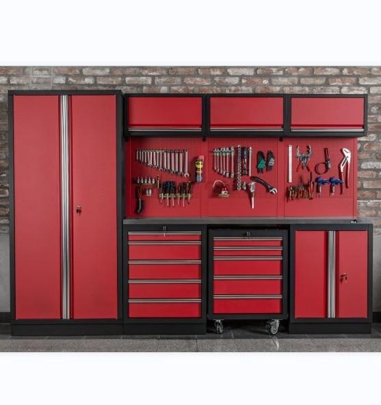Heavy Duty Wheels Garage Tool Cabinet with Cold Rolled Steel Plate and Powder