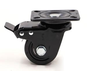 Quality Cast Iron 63mm Heavy Duty Swivel Wheels / Lockable Swivel Casters wholesale