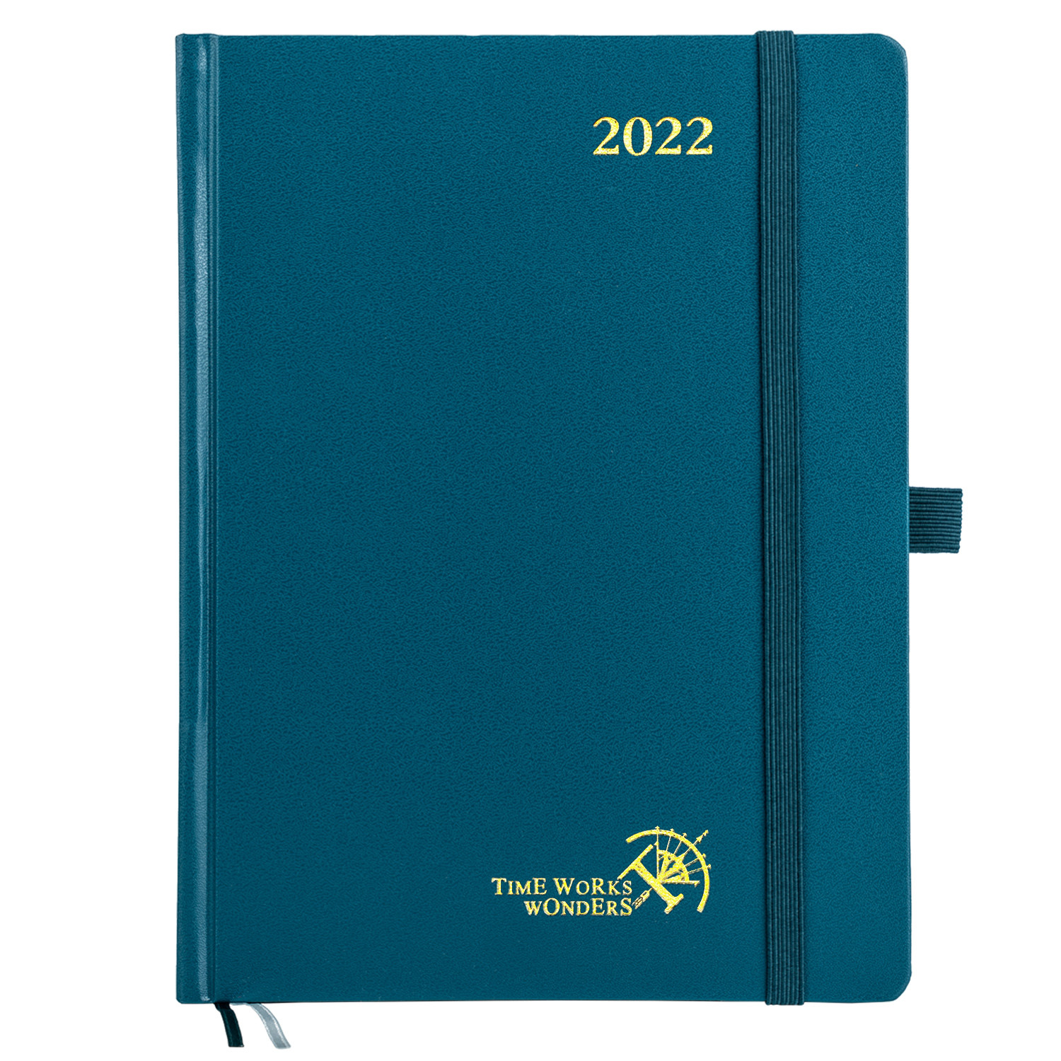 3.5''x6.5'' 2023 Hardcover Weekly Planner Customized Pacific Green