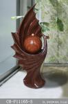 41 Inch Peacock Animal Outdoor Water Fountains