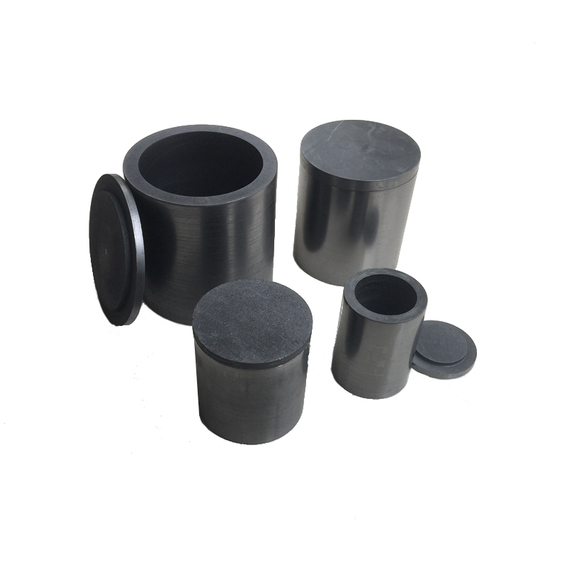 Customized Bottom Diameter Cylindrical Melting Crucible for Gold Silver Copper Brass