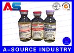Pharmaceutical Labels 10mL Glossy Gold Foil Embossing Printing Of Sterile Glass