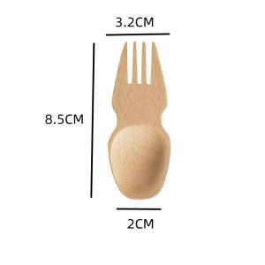 Quality Compostable Bamboo Biodegradable Spork Cutlery Utensils 3.5 Inch wholesale