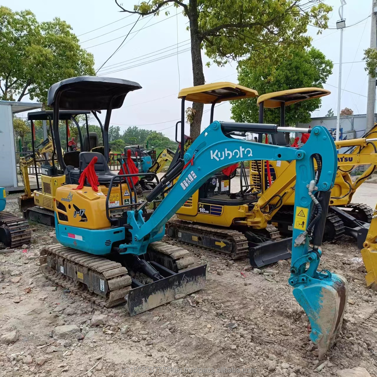 KUBOTA KXU17 Mini Excavator Used in Building Material Shops with Features