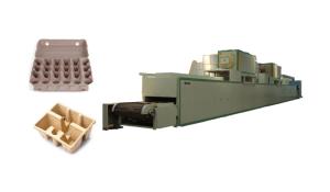 Quality Energy Saving Egg Box Machine Fiber Mold Drying Line wholesale