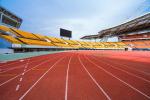 UV Resistance Jogging Track Material 13mm Prefabricated Rubber Running Track