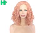 Natural Wavy Short Bob Cosplay Heat Resistant Fiber Hair Synthetic Wigs For