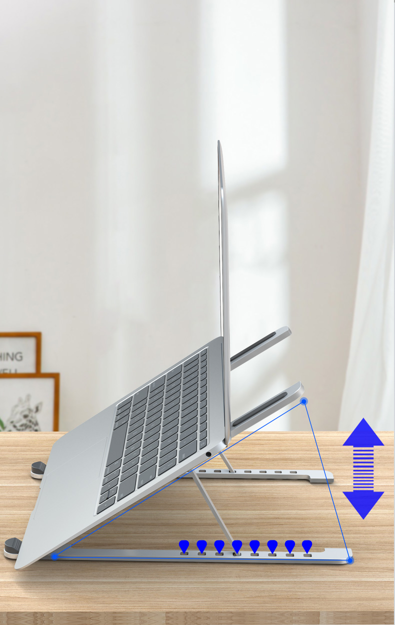 Foldable and Portable Modern Design Laptop Holder for Office Convenience We Custom Logo