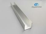 Mill Finished Aluminium U Profile 6mm Electrophoresis Treatment