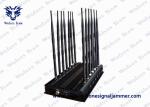 Adjustable 14 Antennas Powerful 3G 4G Phone Blocker WiFi UHF VHF GPS Lojack
