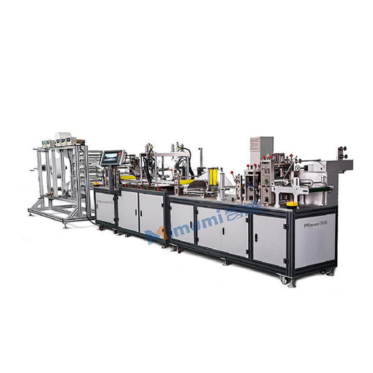 N95 Folding Non Woven Face Mask Making Machine 5-6 Ply Mask Machine Production Line