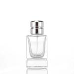 transparent square convenient perfume spray bottle empty 50ml bayonet thick