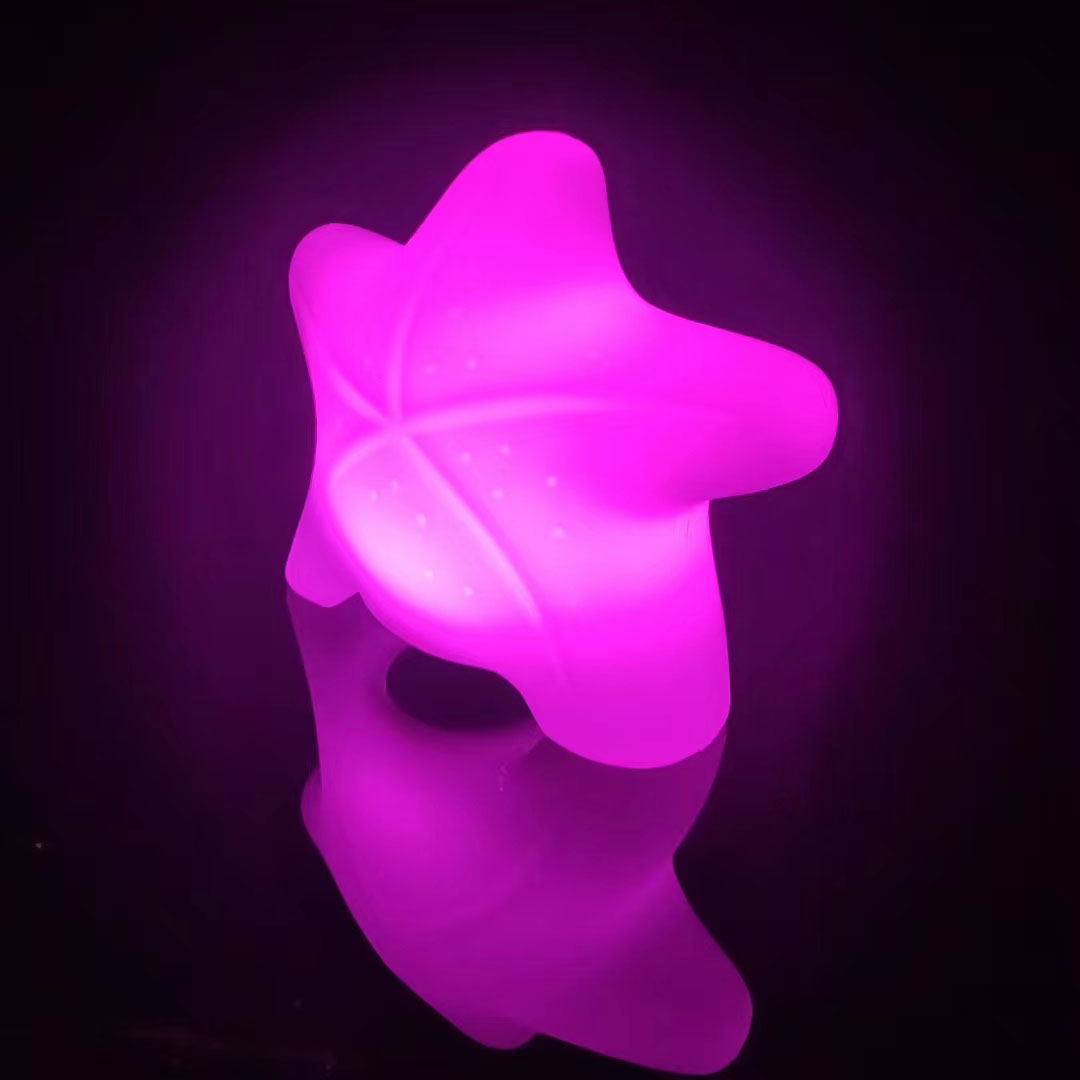 Rechargeable led garden home starfish decorative lamps