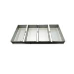 Rk Bakeware China-5 Straps Rusk Cake Pan Nonstick Made of High Strength Aluminum