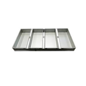 Quality Rk Bakeware China Manufacturer-Nonstick Glazed 3 Straps Glazed Cinnamon/Package Roll Pan wholesale