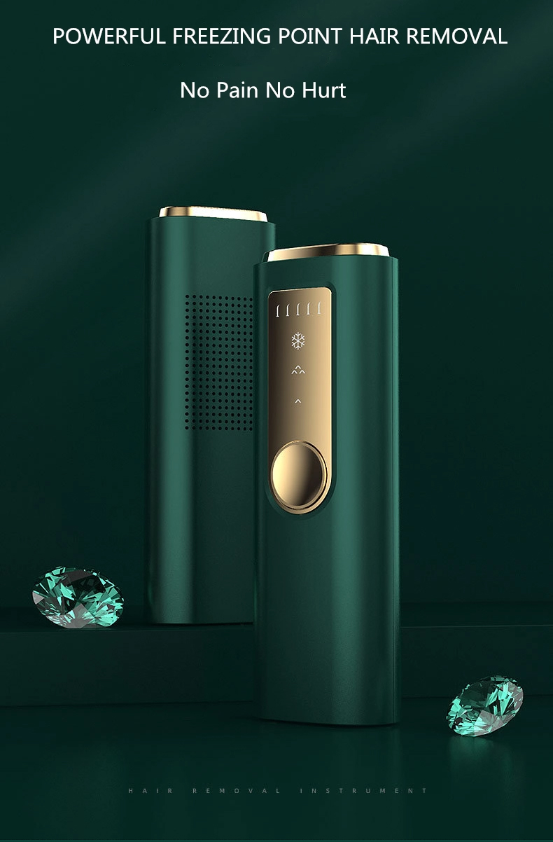 Portable Freezing point Hair Removal Epilator IPL Ice Cooling Permanent Hair Removal instrument For Home Use