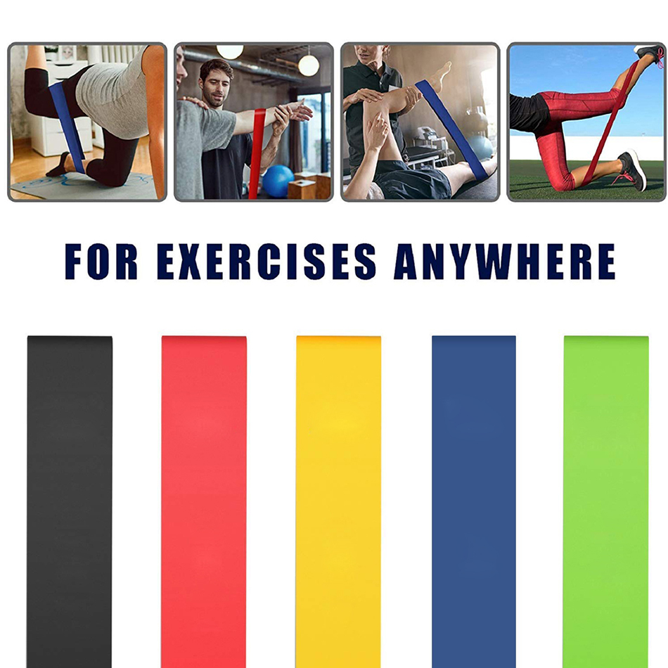Antifriction 0.7mm X Heavy Resistance Bands Loop Band Exercises For Glutes