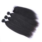 10A Human Kinky Bulk Hair Weave Kinky Curly Straight 10inches