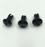 Universal Car Fitment Steel Dome Head Quarter Turn Buttons Dzus 5/16"*0.5" Black