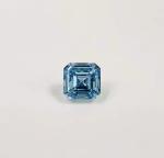 0.89ct CVD Lab Grown Blue Diamonds IGI Certified Fancy Asscher Cut