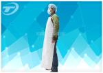 PVC Disposable Plastic Aprons With Tie / Polyvinyl Chloride Fabric Waterproof