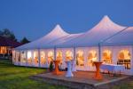 UV Resistance PVC Coated Polyester Fabric Wedding Party Tent 112mmx203mmx4mm