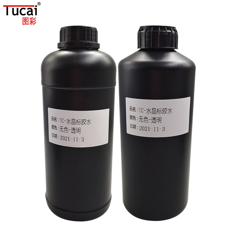 Crystal Label Glue EPSON UV Ink Glue Transparent Stick For Epson Head