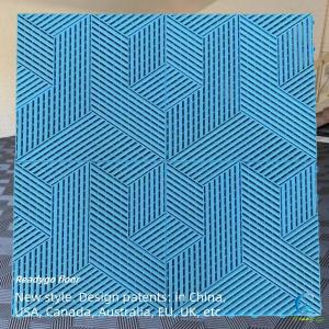 Quality Anti Slip Colorful Garage Floor Square Tiles With Matte Finish wholesale