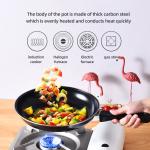 OEM/ODM Kitchen Cooking Pan Cookware Induction Bottom Carbon Steel Nonstick Fry
