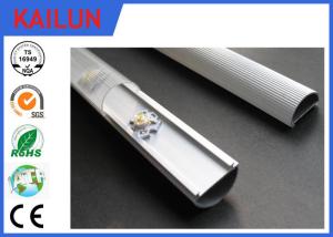 Quality Half Round LED Strip Aluminium Extrusion Cover Bar With 6063 6061 T8 Material wholesale