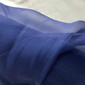 Quality Lightweight 23.6gsm Plain Mulberry Pure Silk Organza Fabric Gauze Argentina 114cm wholesale