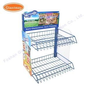 Quality Metal Tabletop Stand Counter Snack Display Racks Countertop wholesale