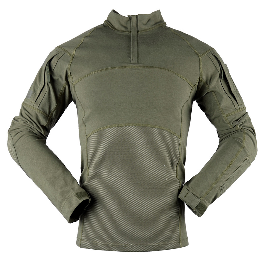 Woven Fabric T Shirts with Cargo Pocket and Pen Pocket in Polyester/cotton Blend