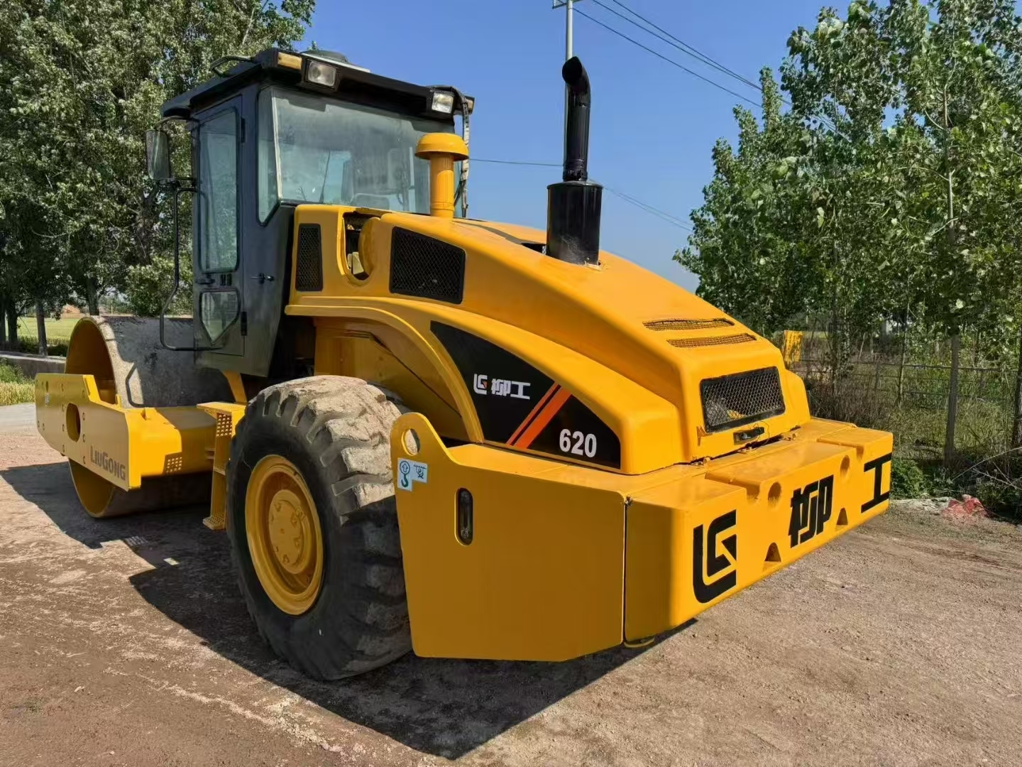 Used Liugong CLG620 Road Roller China Export Good Condition