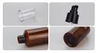 60ml 100ml 120ml 180ml Hand Wash PET Plastic Bottle With Pump Sprayer