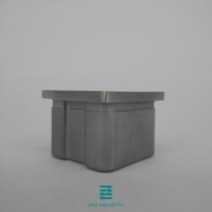 Quality 40x40x2.0mm Square Handrail End Caps Dome Shape Easy Installation wholesale
