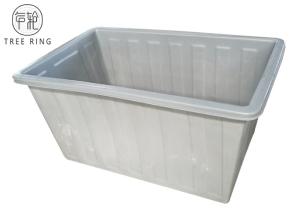 Quality 20 Bushel Poly Box Truck , Rectangular Poly Laundry Trucks Industry For Knitting and Garments wholesale