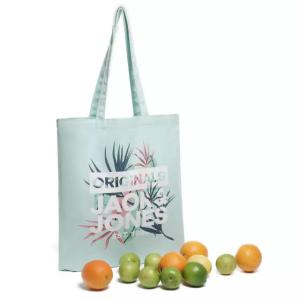 Quality Recyclable 12oz Blue Full Color Printed Cotton Custom Packaging Bag wholesale