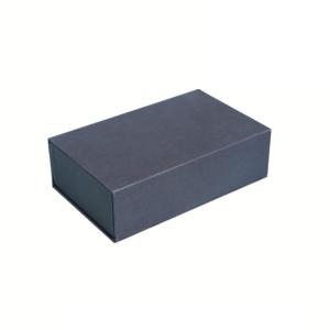 Quality Magnetic Phone Packaging Box Black UV Coated Matte Laminated Folding wholesale