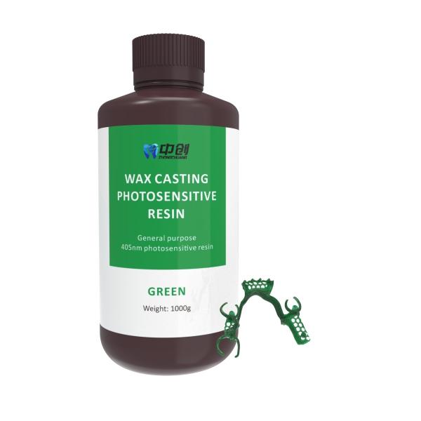 Photosensitive Heat Resistance Wax Castable Resin For High Precision Table 3d