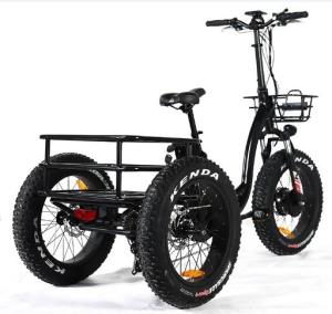 Quality Power 351 - 500w Electric Trike Bike , Electric Tricycle For Adults Gross Weight 45KG wholesale