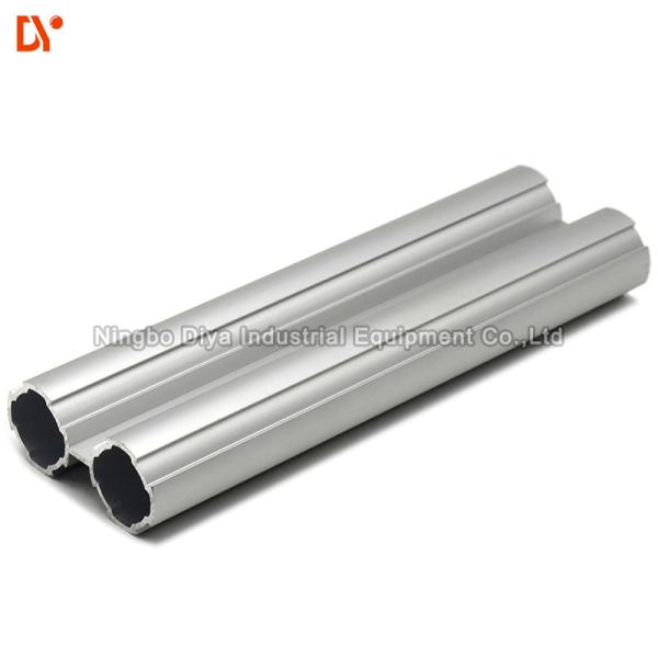 SUS Aluminium Lean Tube DY28-05A Industrial Round Profile OD 28mm Grit Blast