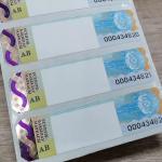 Customized Paper Vinyl PET Security Label Stickers for Lexury Products