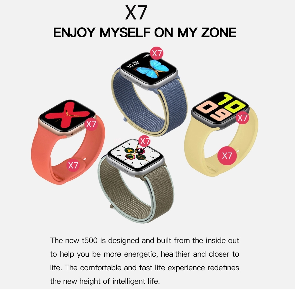 Square 1.54inch Full Touch Smartwatch For Making Receiving Calls