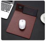 Rectangle Leather Multifunction Wireless Charging Mouse Pad Usb Smart Fast